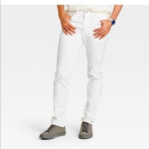Goodfellow&Co Slim Lightweight Denim 33Wx30L-white